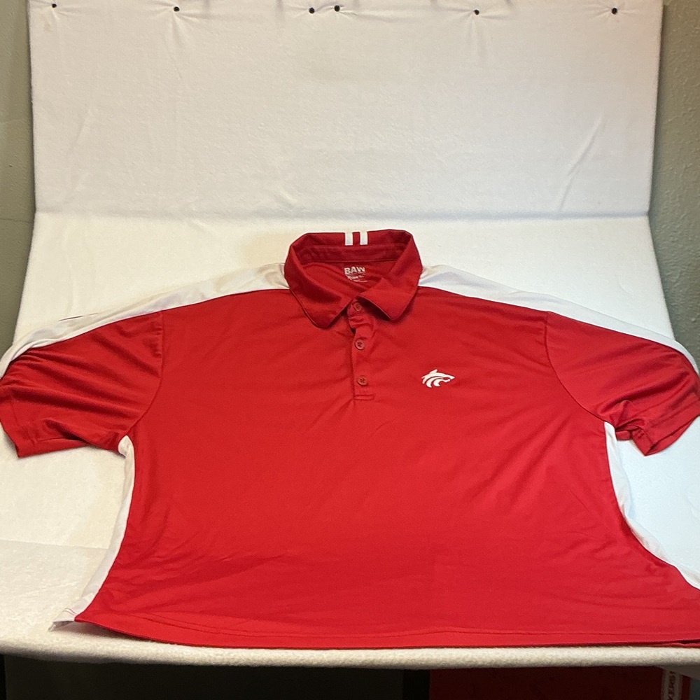 Red Polo Shirt by Baw sports size XXXL   0478
